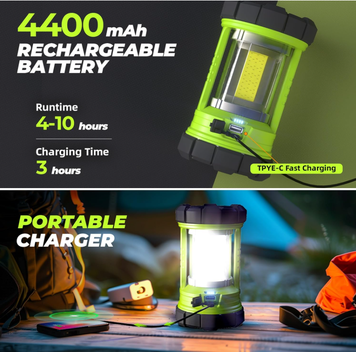 Why This Rechargeable 3000LM Camping Lantern Is a Must-Have for Outdoor & Emergency Use