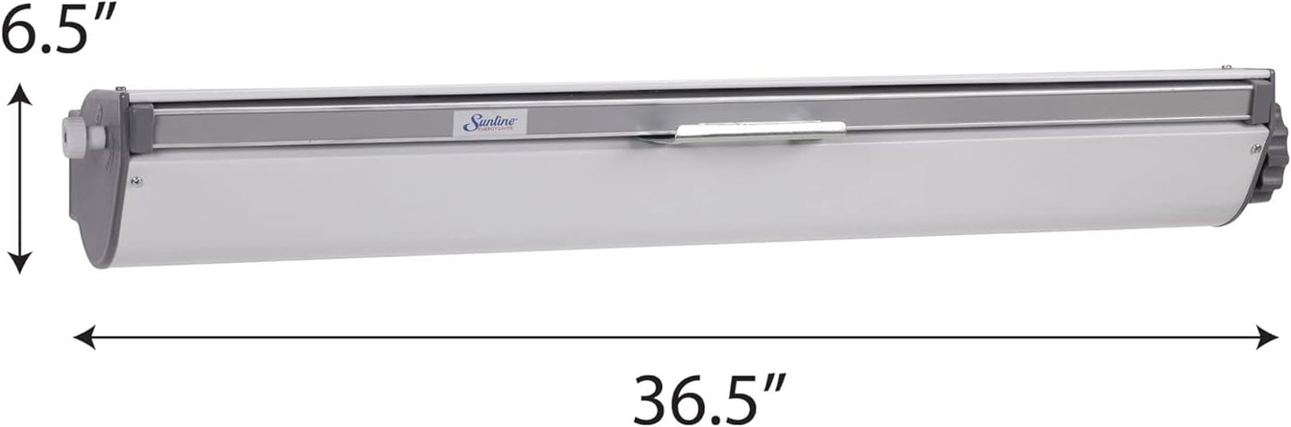 Household Essentials Retractable 5-Line Dryer, White