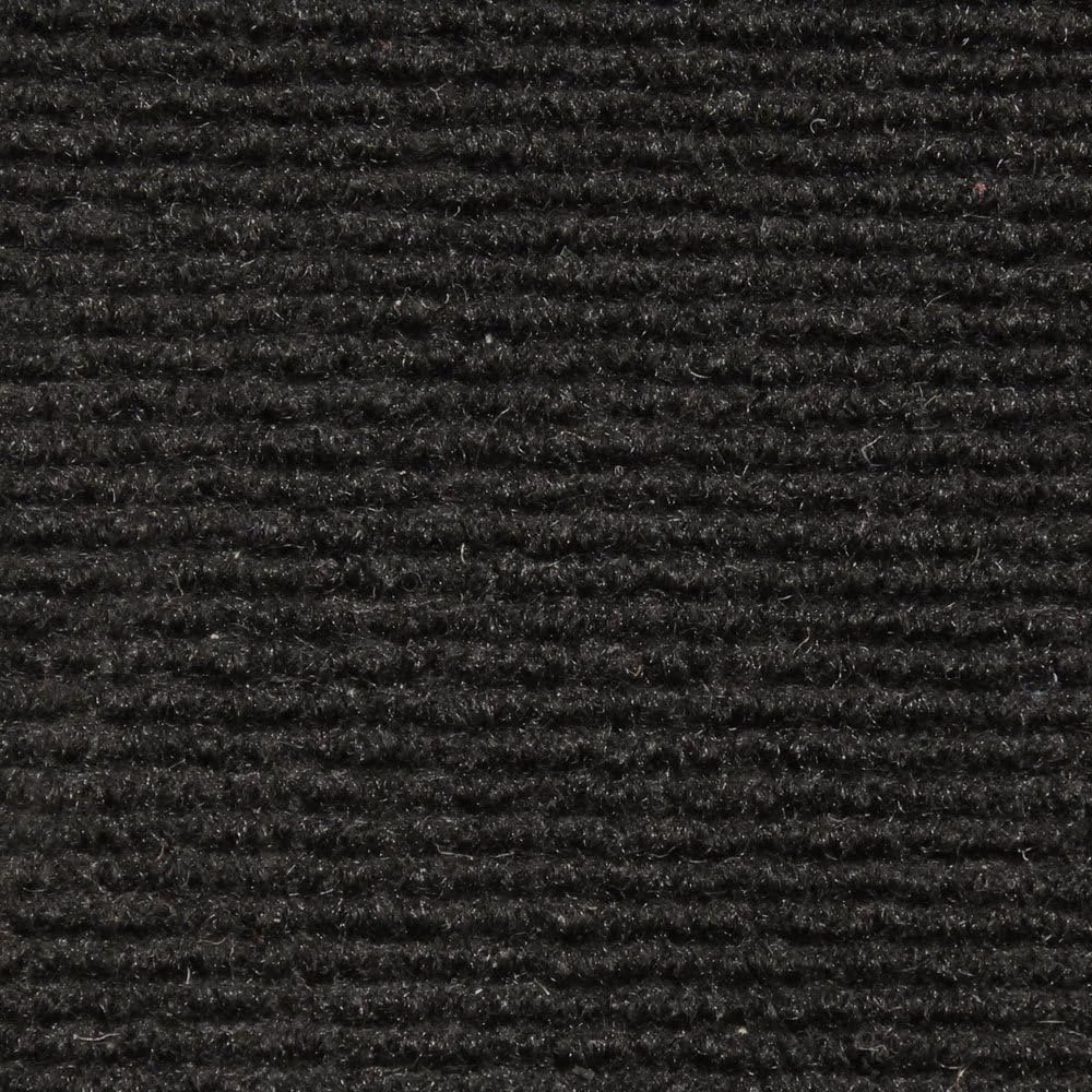 House, Home and More Indoor Outdoor Carpet with Rubber Marine Backing - Black - 6 Feet x 35 Feet - Durable, UV-Resistant - Adds Color and Comfort to Your Deck, Patio or Other Outdoor Rug Space.